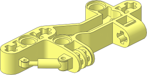 Technic Beam  1 x  3 x  7 with 4 Axleholes and 3 Holes