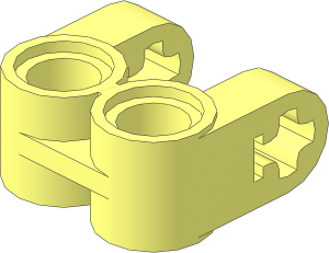 Technic Cross Block 2 x 2 Split (Axle/Twin Pin)