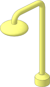 Duplo Shower Head on Stand with  1 x  1 Base