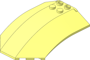Windscreen  8 x  6 x  2 Curved