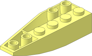 Wedge  2 x  6 Double Inverted Right