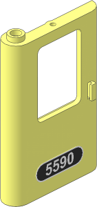 Train Door  1 x  4 x  5 Left with "5590" Sticker