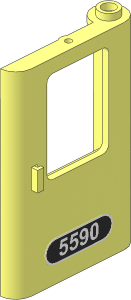 Train Door  1 x  4 x  5 Right with "5590" Sticker