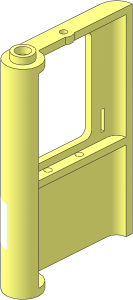 Train Door  1 x  4 x  5 Right White Stripe w Sticker DB 7745