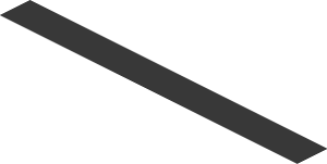 Sticker  1.0 x  9.9 with Black "SANTA FE"