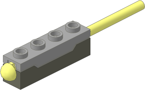 Spring Shooter  1 x  4 x  1 [71/72] with Loaded Arrow