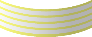 Sticker  2.0 x  5.9 with  4 White Stripes (Formed)