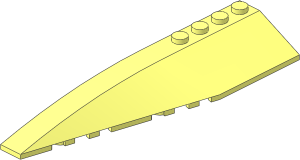 Wedge 12 x  3 x  1 Double Rounded Left