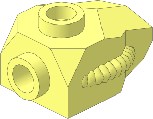Minifig Hand Armour with Two Studs