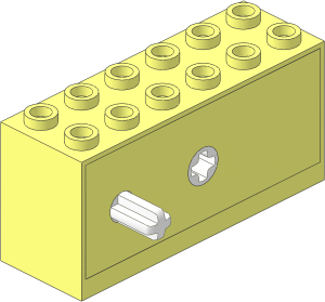 Motor Windup  2 x  6 x  2.333 with 1L Milky_White Axle (Complete)
