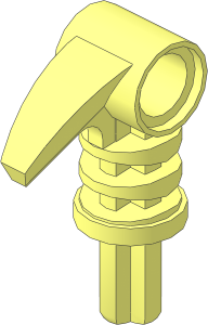 Constraction Hook Small with Peghole and Axle