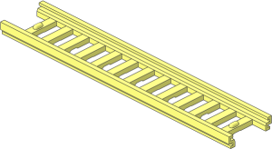 Ladder  2.6 x 14 with Stops