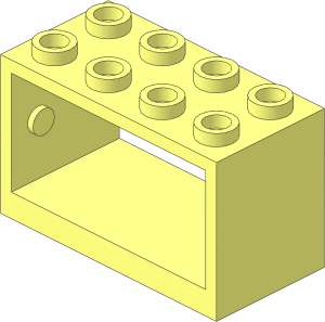 Hose Reel  2 x  4 x  2 Holder with Hollow Studs
