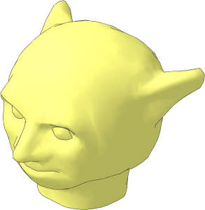 Minifig Head Goblin