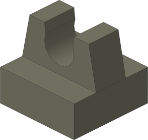 ~_Tile  1 x  1 with Clip Dark Bluish Grey (Obsolete)