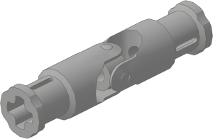~_Technic Universal Joint (Complete) Light Bluish Grey (Obsolete)