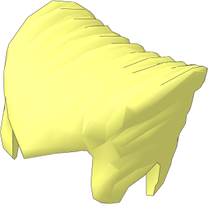 Minifig Hair Peaked