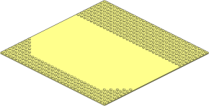 Baseplate 32 x 32 Road 9-Stud Layby