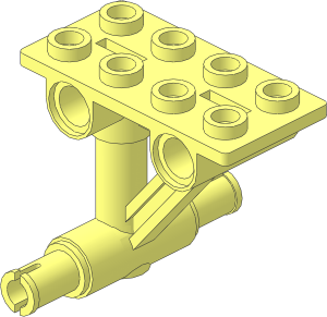 Plate  2 x  4 with Holes and Pins