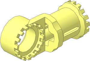 Technic Connector Toggle Joint Toothed