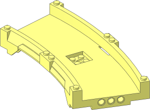 Car Track 16 x  8 x  2 Curve