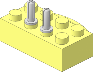 Electric Train 12V Brick  2 x  4 Type 2 (Complete)