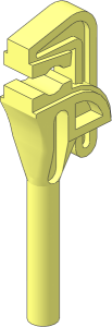 Minifig Pipe Wrench (Needs Work)