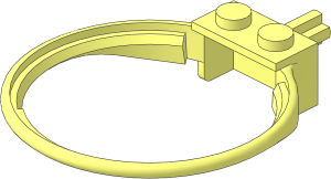 Brick  1 x  2 with Hoop and Axle