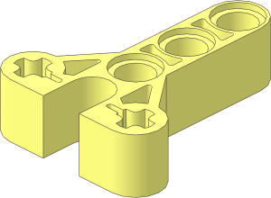 Technic Beam  4 x  3 Liftarm Triangle