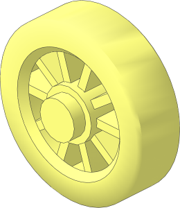 ~Wheel  6 x 20 with 10 Spokes