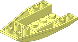 Wedge  6 x  4 Triple Curved Inverted