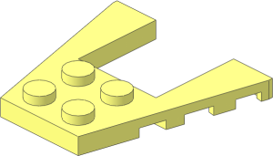 Wing  4 x  4 with  2 x  2 Cutout