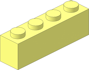 Wedge  4 x  2 Sloped Right