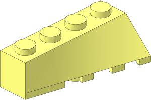 Wedge  4 x  2 Sloped Left