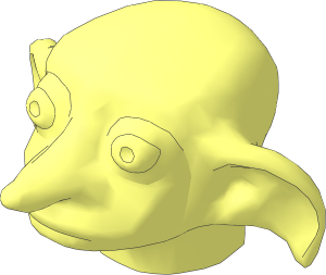 Minifig Head Elf