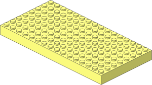 Brick  8 x 16 with Reinforced Underside
