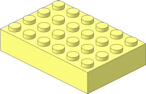 Brick  4 x  6 with Reinforced Underside