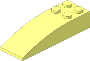 Slope Brick Curved  6 x  2
