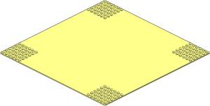 Baseplate 32 x 32 Road 6-Stud Crossroads