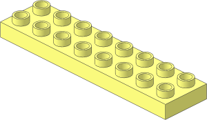 Duplo Plate  2 x  8