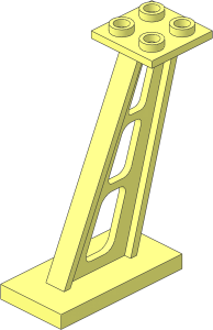 Support  2 x  4 x  5 Stanchion Inclined