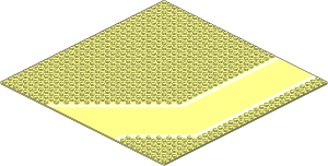 Baseplate 32 x 32 Road 9-Stud Driveway with White Lines Pattern