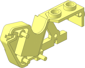 ~Bike  2 Wheel Motorcycle Frame  3 x  6 x  3 - Right Side