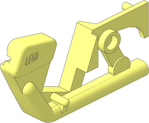 ~Bike  2 Wheel Motorcycle Frame  3 x  6 x  3 - Left Side