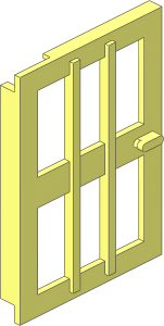 ~Door  1 x  4 x  5 with  6 Panes