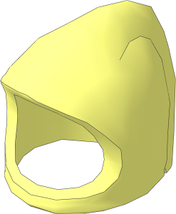 Minifig Hood Medieval Cowl
