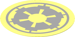 Sticker  1.7 x  1.7 Round with SW Imperial Logo