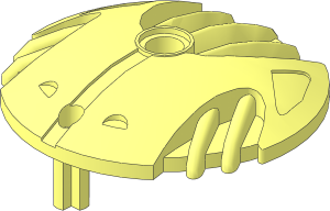 Constraction Shield  5 x  5 with Carved Metal Blade