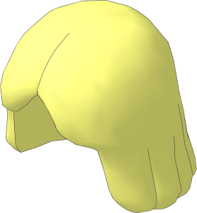 Minifig Hair Shoulder Length
