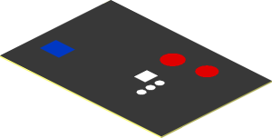 Sticker  1.1 x  1.6 with Buttons and Circuitry